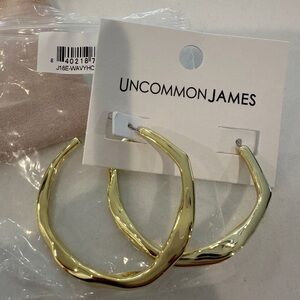 Uncommon James Shiny Gold Earrings